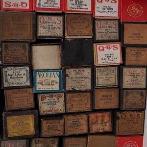 Antique Piano Paper Rolls (4) Random